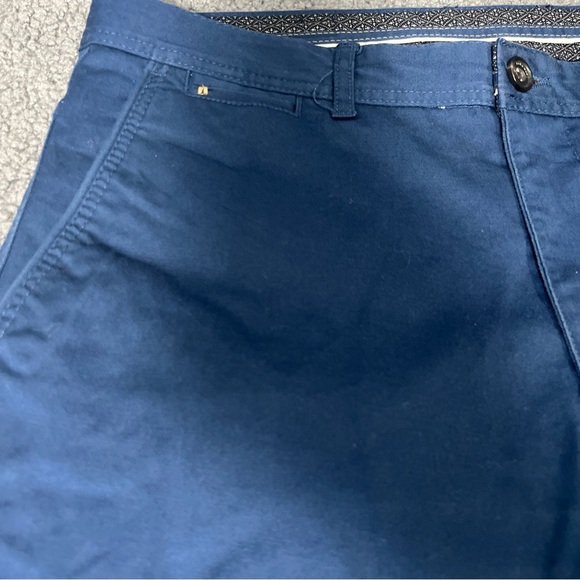 Zara Man Basic Collection Men's Size 32 Pants Navy Tapered Flat Front. - Picture 4 of 16